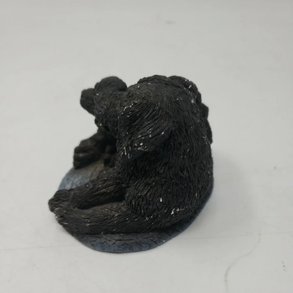 Vintage Black Dog Mother and Puppy Stone‎ Cutters SC-753 Great Condition  Figure